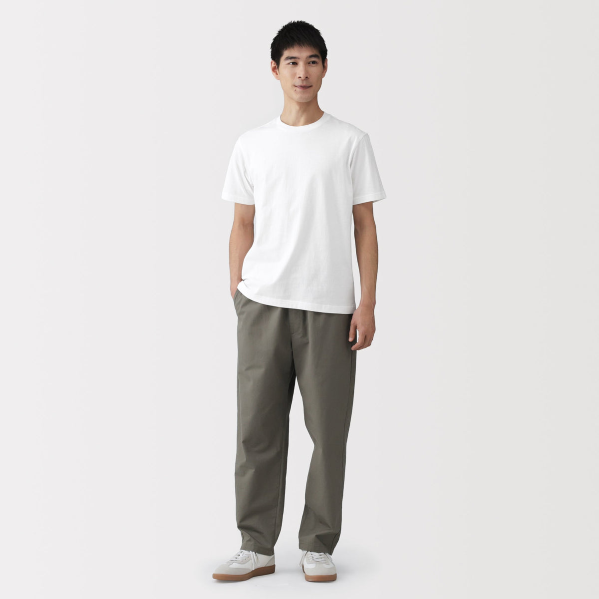 Cotton Jersey Crewneck T-Shirt