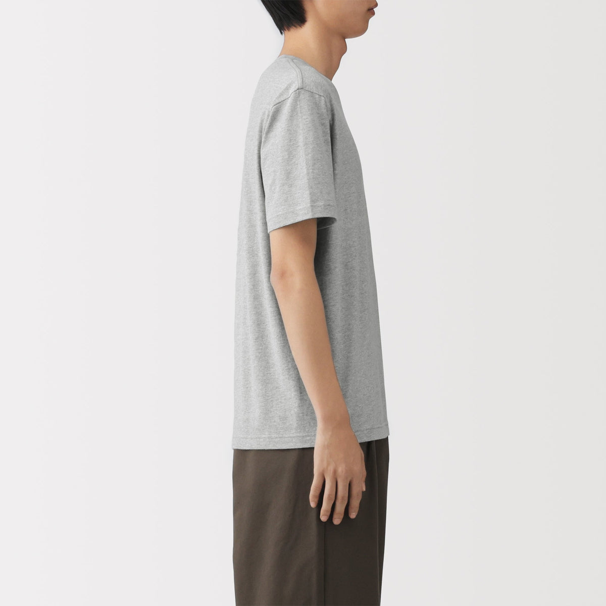 Cotton Jersey Crewneck T-Shirt