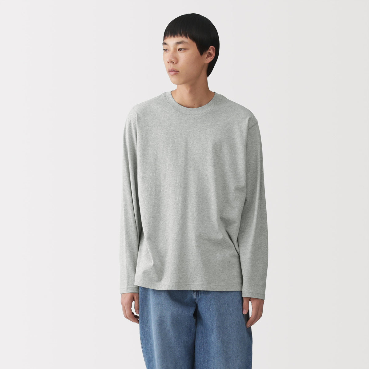 Cotton Jersey Crewneck T-Shirt