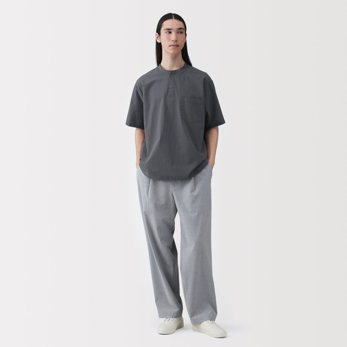 Cool Touch Henley T-Shirt