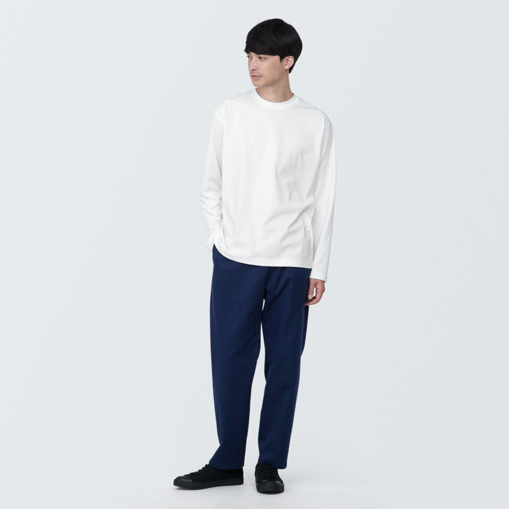Men's Jersey Crew Neck Long Sleeve T-Shirt