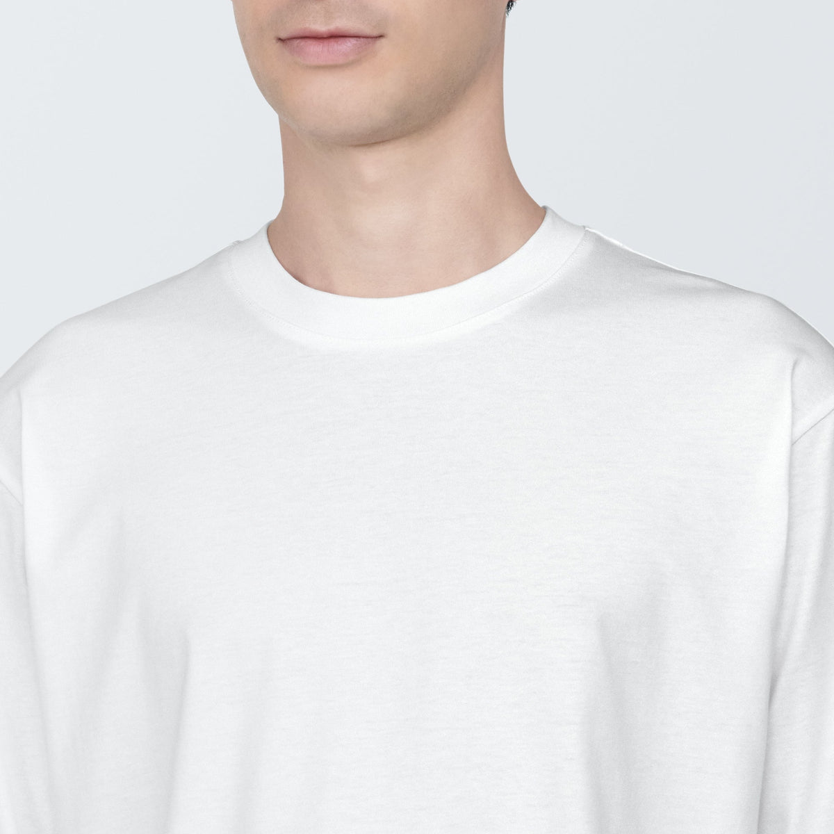 Men's Jersey Crew Neck Long Sleeve T-Shirt