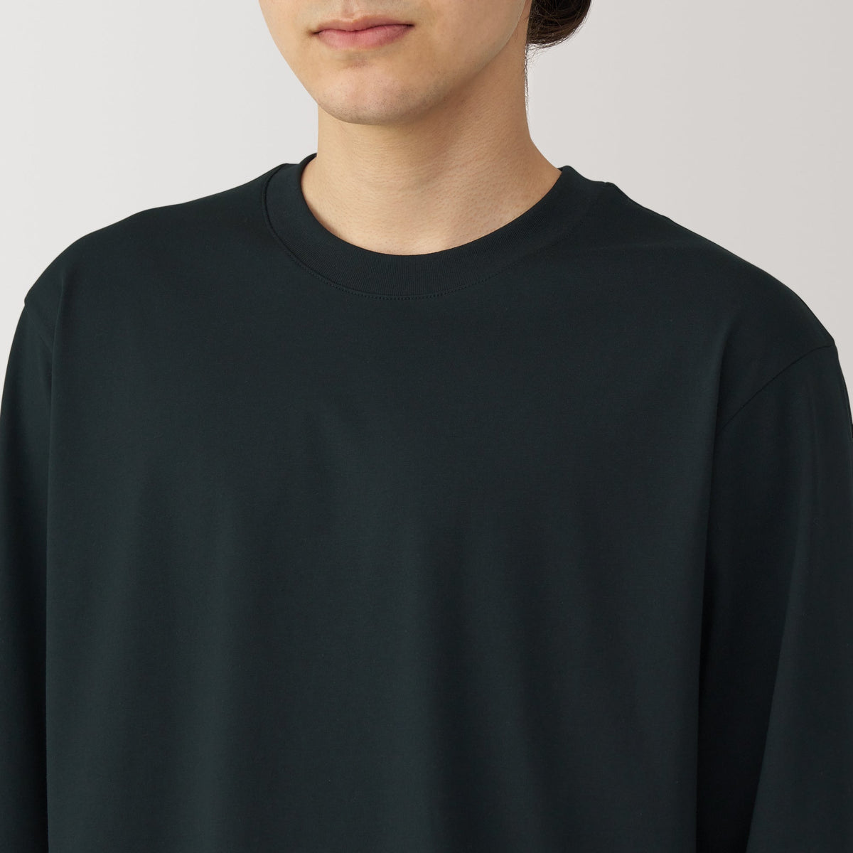 Men's Jersey Crew Neck Long Sleeve T-Shirt