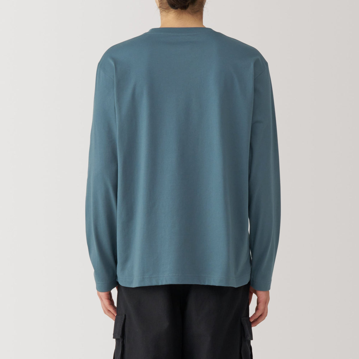 Men's Jersey Crew Neck Long Sleeve T-Shirt