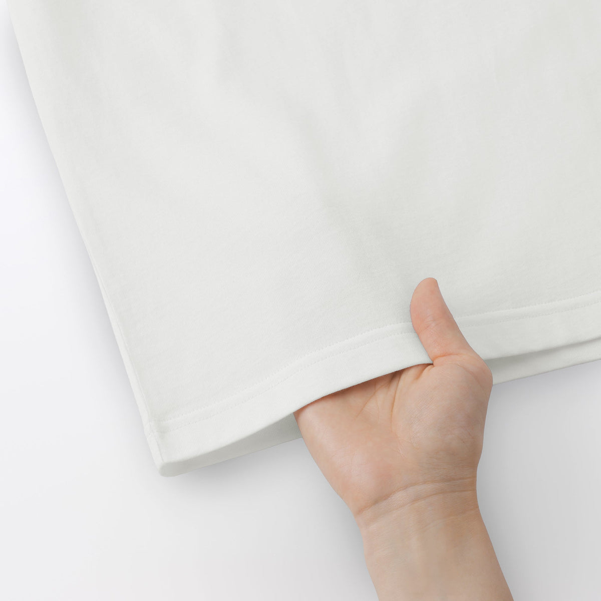 Cotton Jersey Long Sleeve T-Shirt