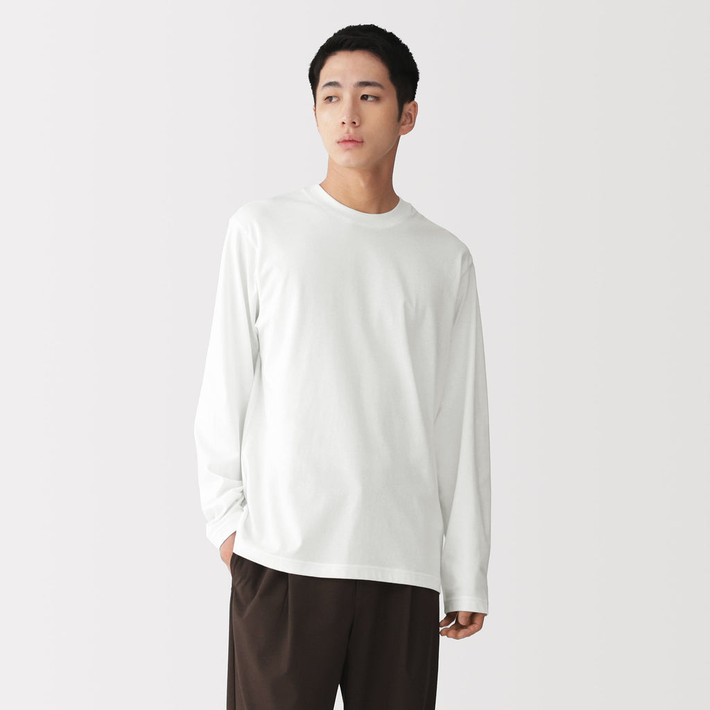 Cotton Jersey Long Sleeve T-Shirt