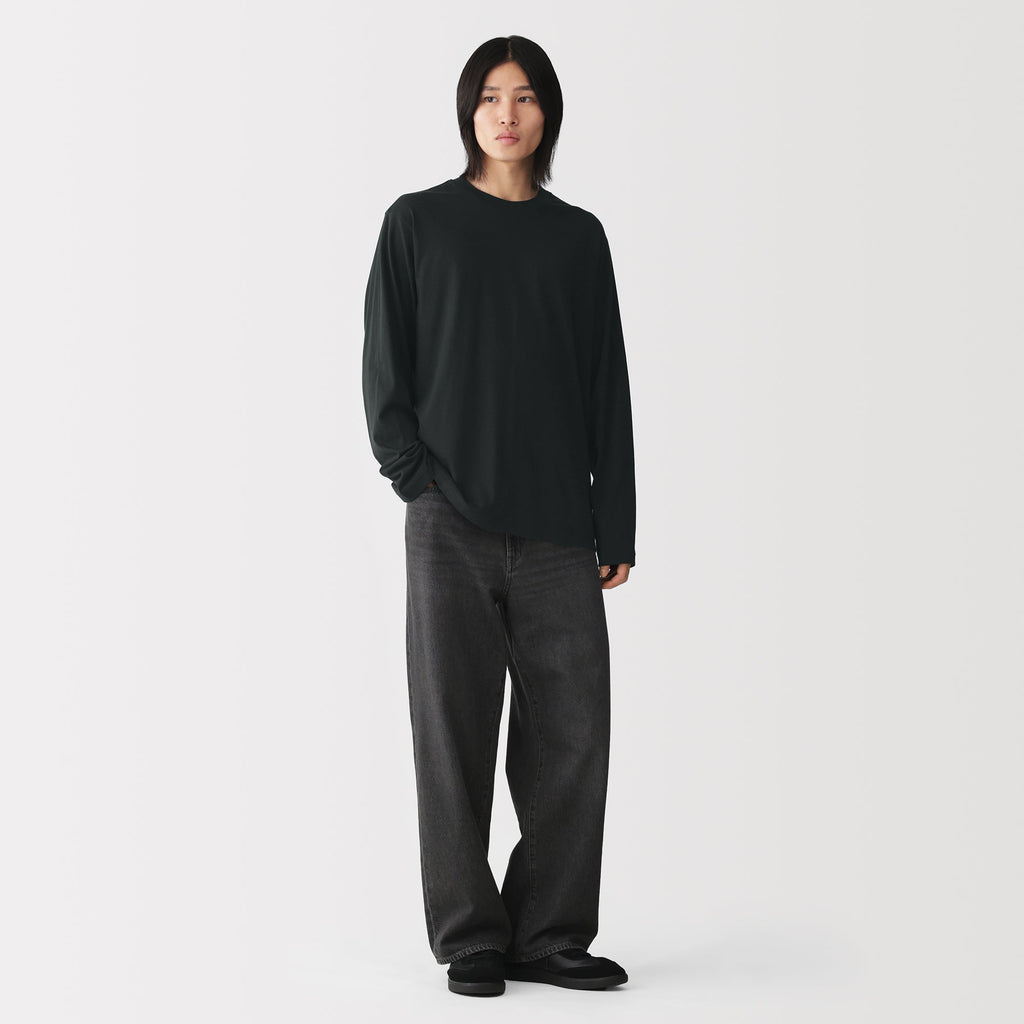 Cotton Jersey Long Sleeve T-Shirt