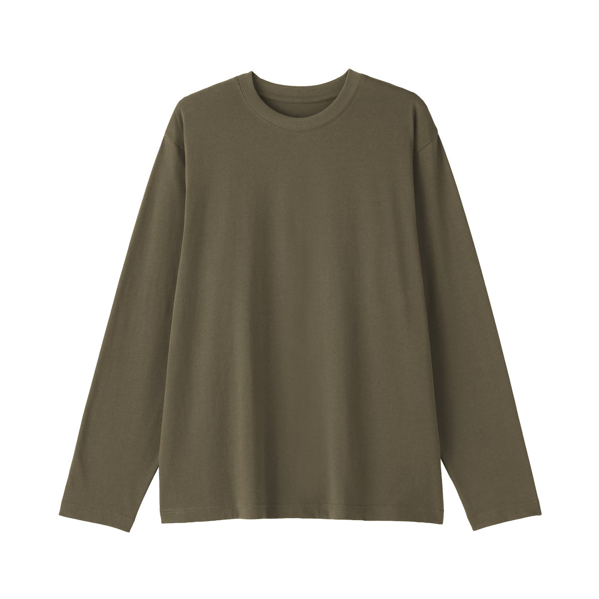 Cotton Jersey Long Sleeve T-Shirt