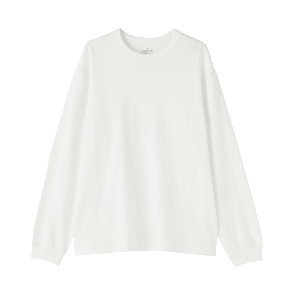 Loopwheel Cotton Long Sleeve T-Shirt