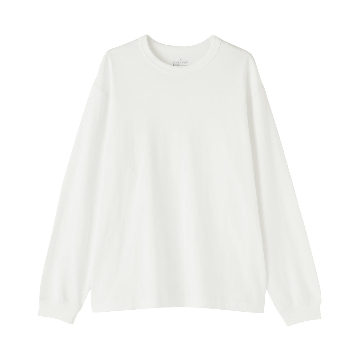 Loopwheel Cotton Long Sleeve T-Shirt