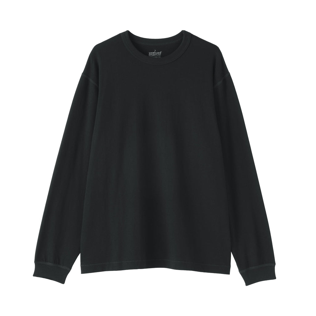 Loopwheel Cotton Long Sleeve T-Shirt