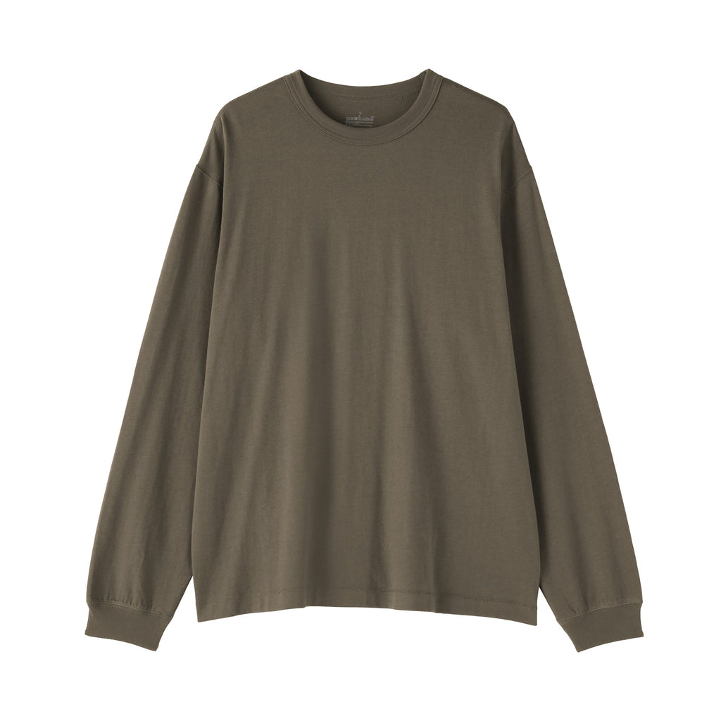 Loopwheel Cotton Long Sleeve T-Shirt