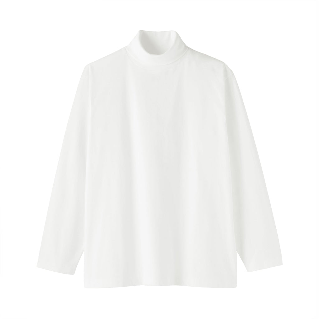 Brushed Jersey Turtleneck T-Shirt