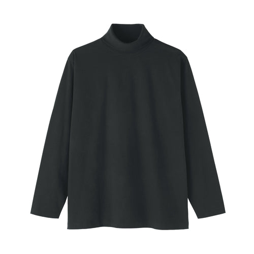 Brushed Jersey Turtleneck T-Shirt
